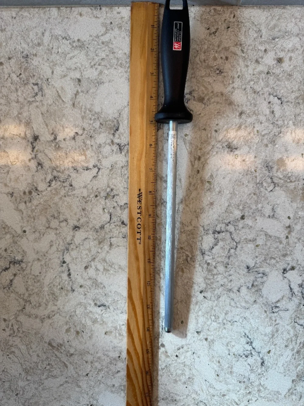 ZWILLING J.HENCKELS SHARPENING HONING HARD CHROME PLATED 9'